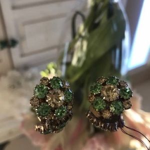 Vintage Green Earrings